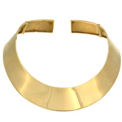 Slab Necklace in 18 Karat Yellow Gold