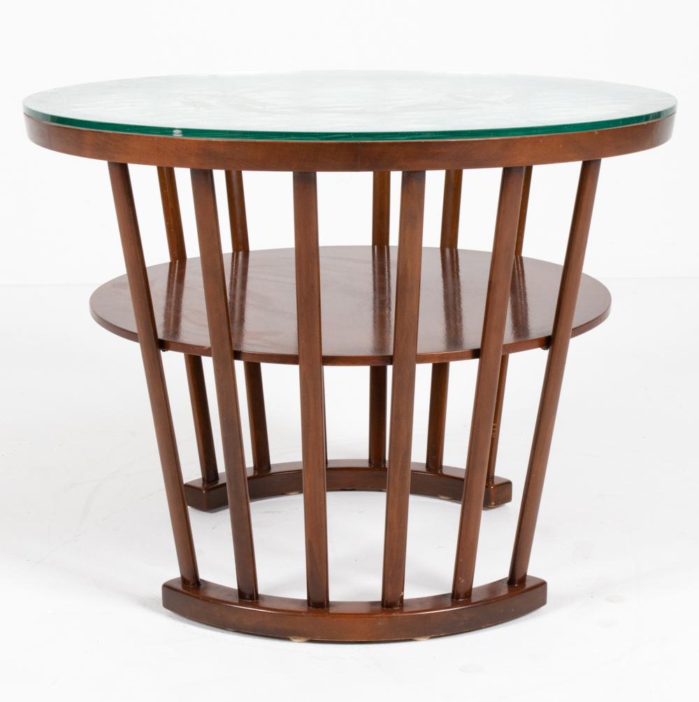 Slagelse Danish Mid-Century Two-Tier Walnut End Table For Sale 5