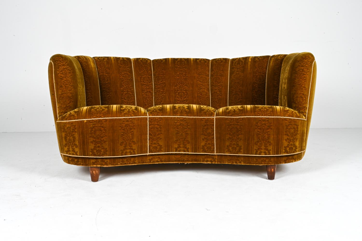 antique mohair sofa