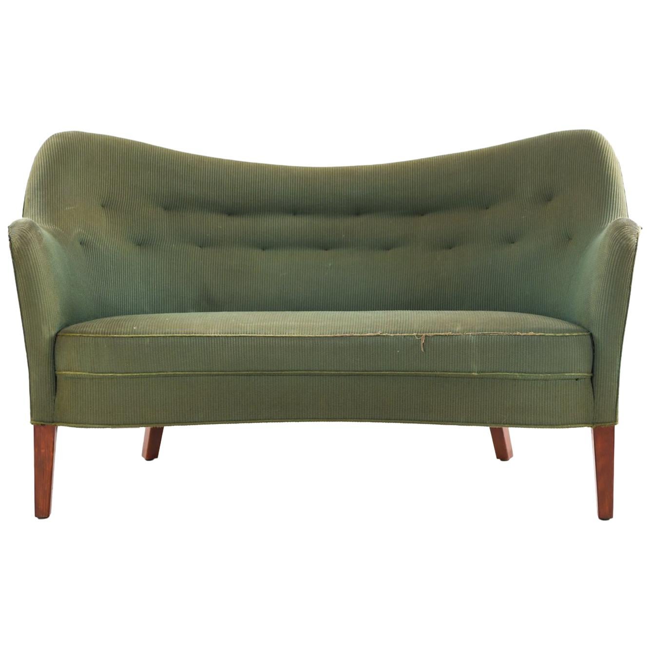 Slagelse Mobelvaerk Model 185 Danish Midcentury Sofa