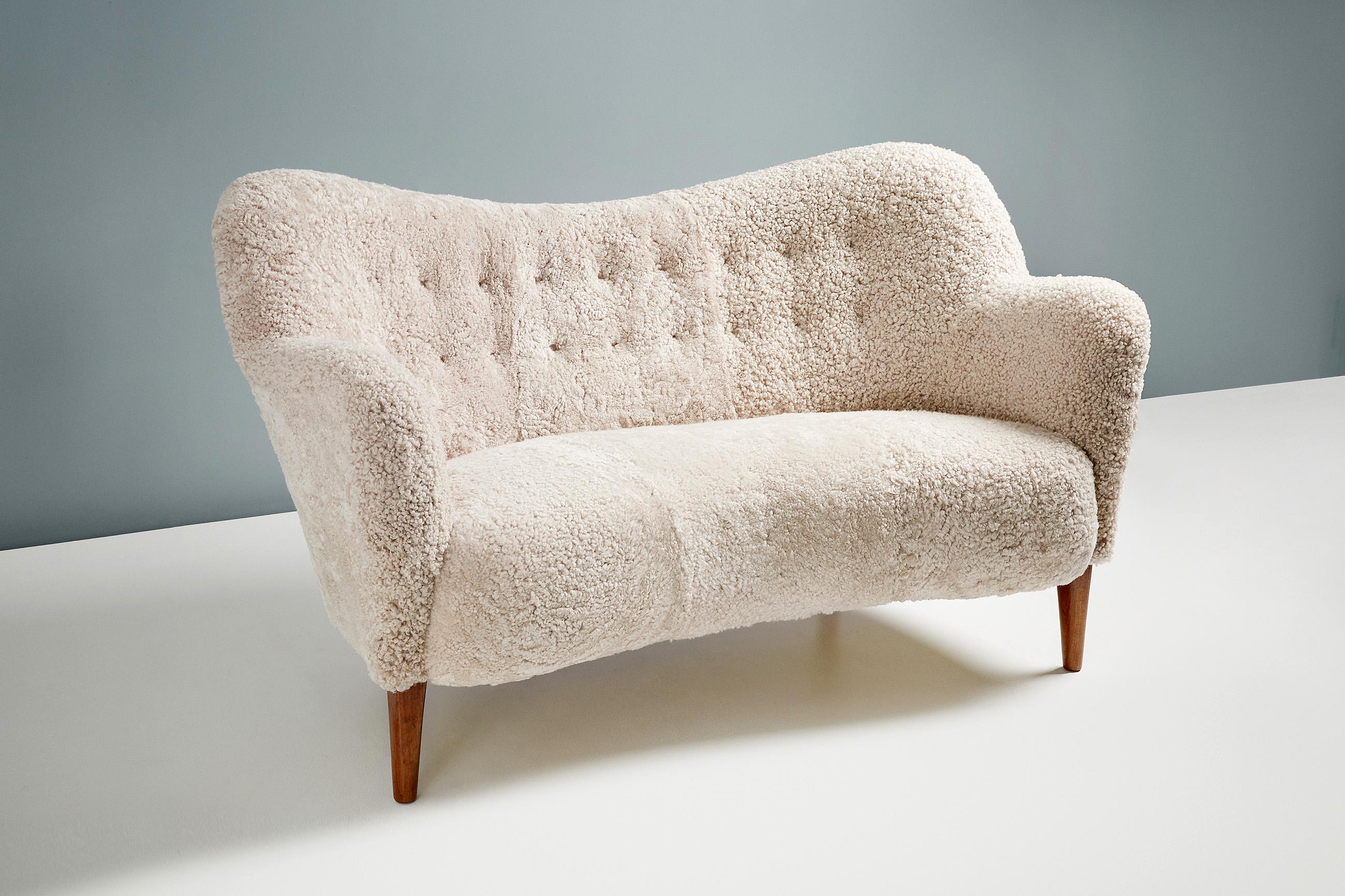 sheepskin couch