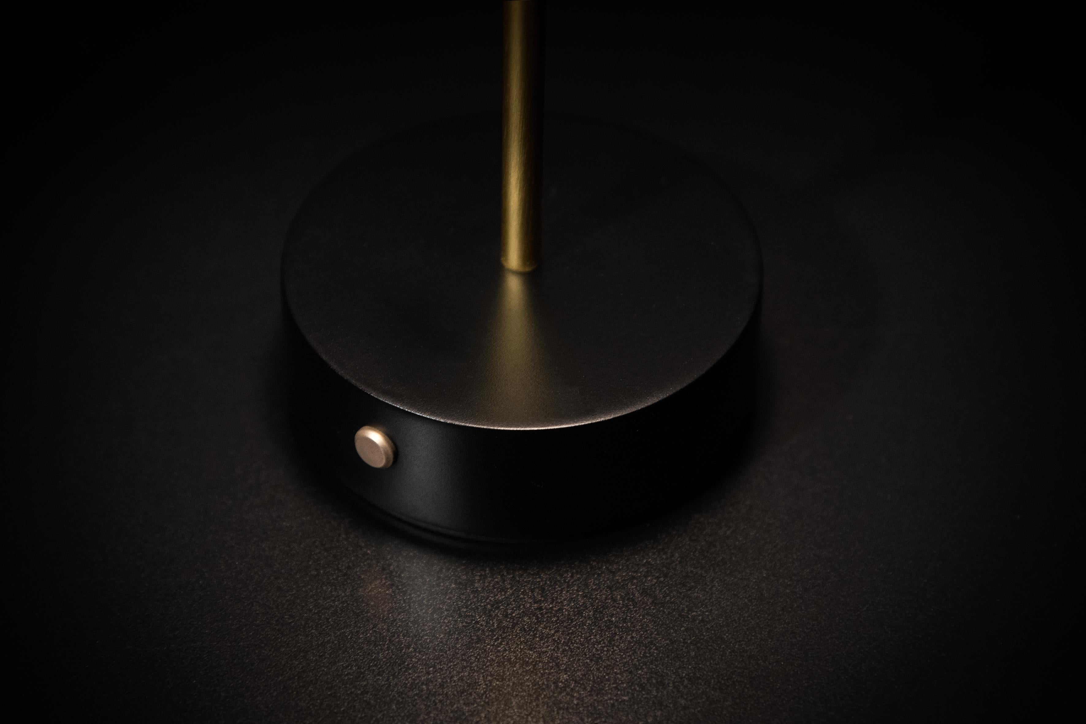 SLAMP Accordéon Battery - Prisma/black Portable Table Lamp by Marc Sadler In New Condition For Sale In Pomezia, Rome
