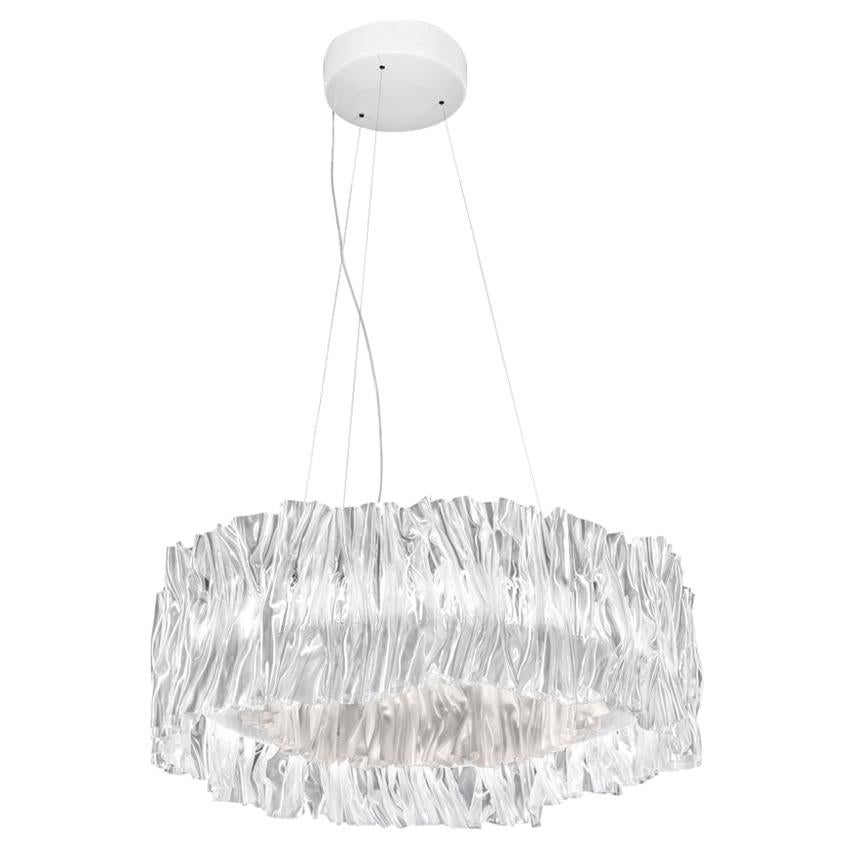 Slamp Accordéon Prisma White 3000K Chandelier by Marc Sadler