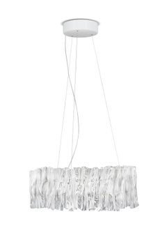 Slamp Accordéon Suspension 2700 Kelvin - Silver by Marc Sadler