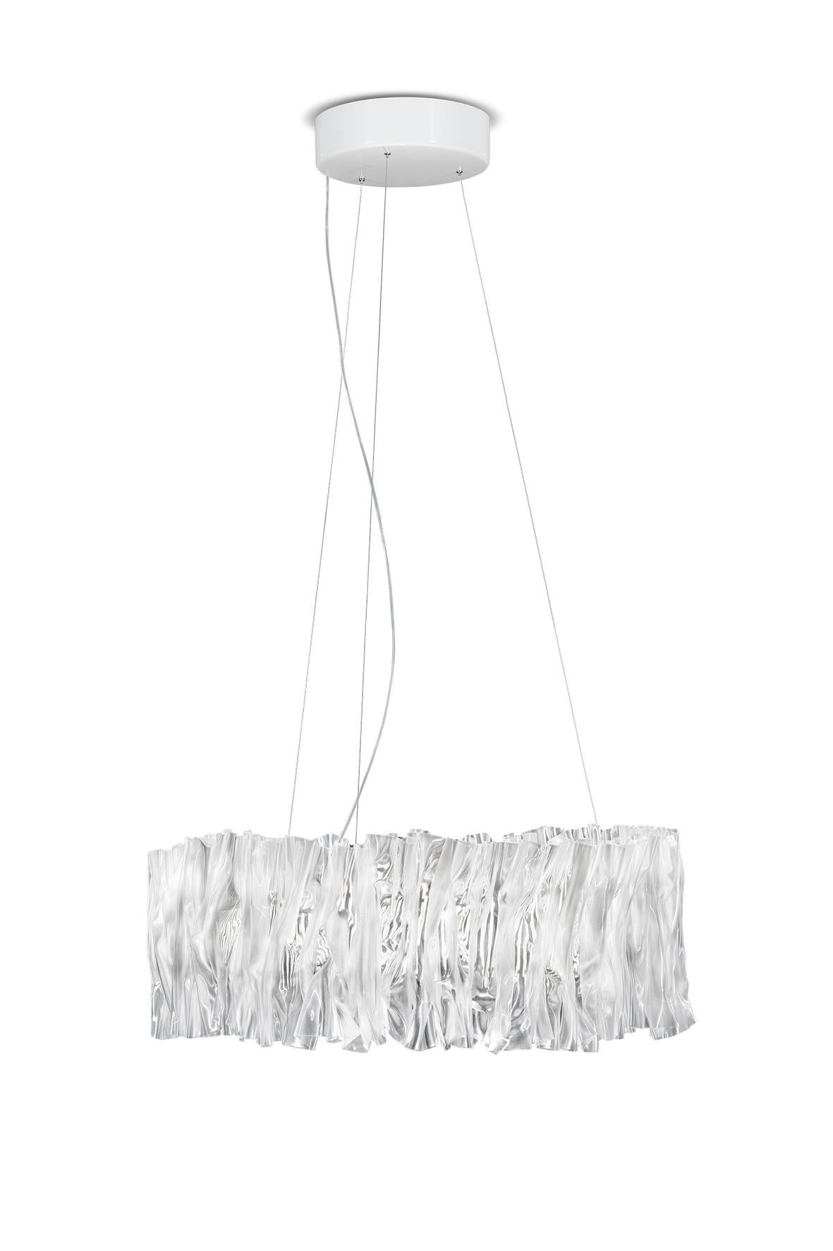 Slamp Accordéon Pendelleuchte 2700 Kelvin - Weiß von Marc Sadler (Moderne) im Angebot