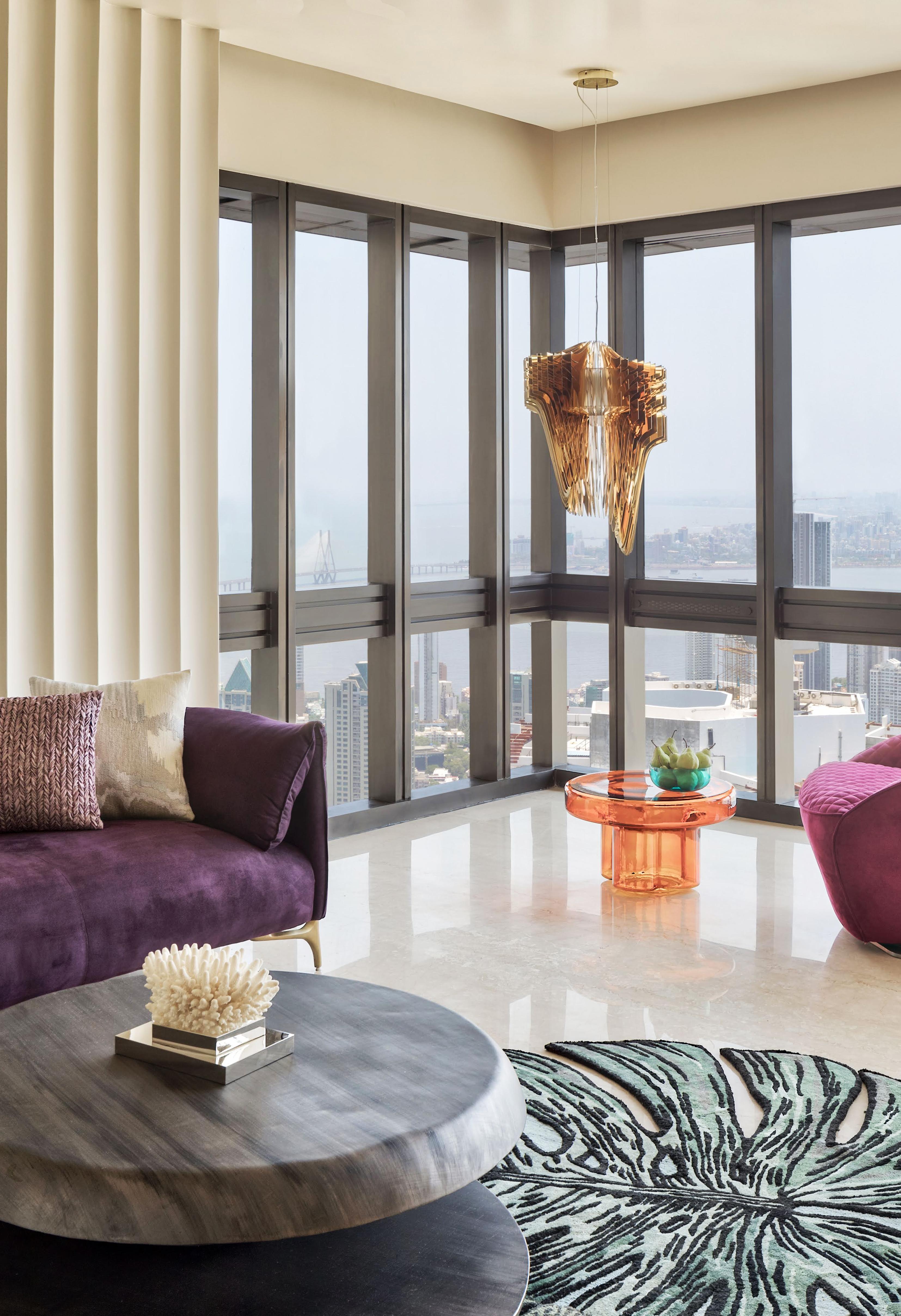 SLAMP Aria Extra Large Pendant Light in oro di Zaha Hadid in vendita 3