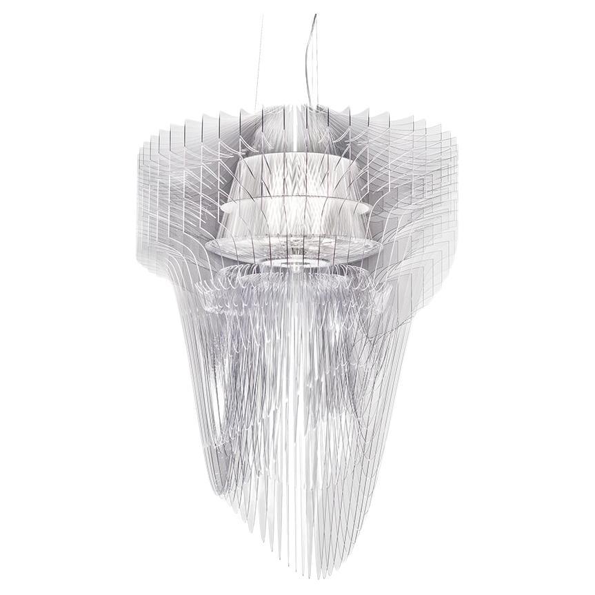 SLAMP Aria Extra Large Pendant Light in Trasparente di Zaha Hadid