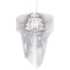 SLAMP Aria Extra Large Pendant Light in Trasparente di Zaha Hadid