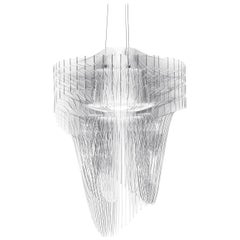 SLAMP Aria Large Pendant in Transparent by Zaha Hadid