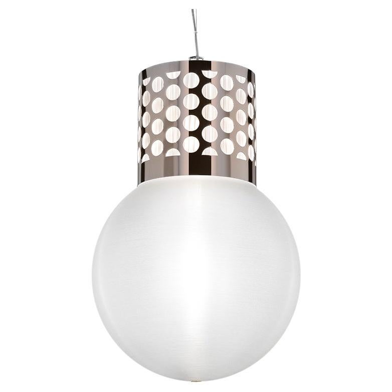 Slamp Atmosfera Suspension Pewter by Lorenza Bozzoli
