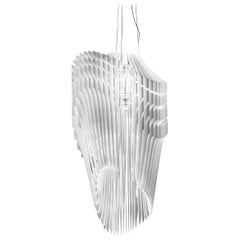 SLAMP Avia Extra Large Pendant Light in White by Zaha Hadid
