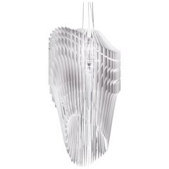 Slamp Avia Extra Large Pendant Light in White by Zaha Hadid