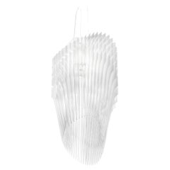 Slamp Avia Large Pendant Light in White Fade by Zaha Hadid