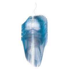 SLAMP Avia Medium Pendant Light in Blue by Zaha Hadid