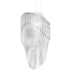 Slamp Avia Medium Pendant Light in White by Zaha Hadid