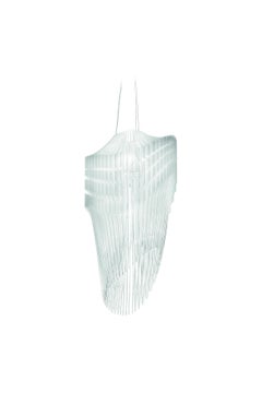 SLAMP Avia Small Pendant Light in White by Zaha Hadid