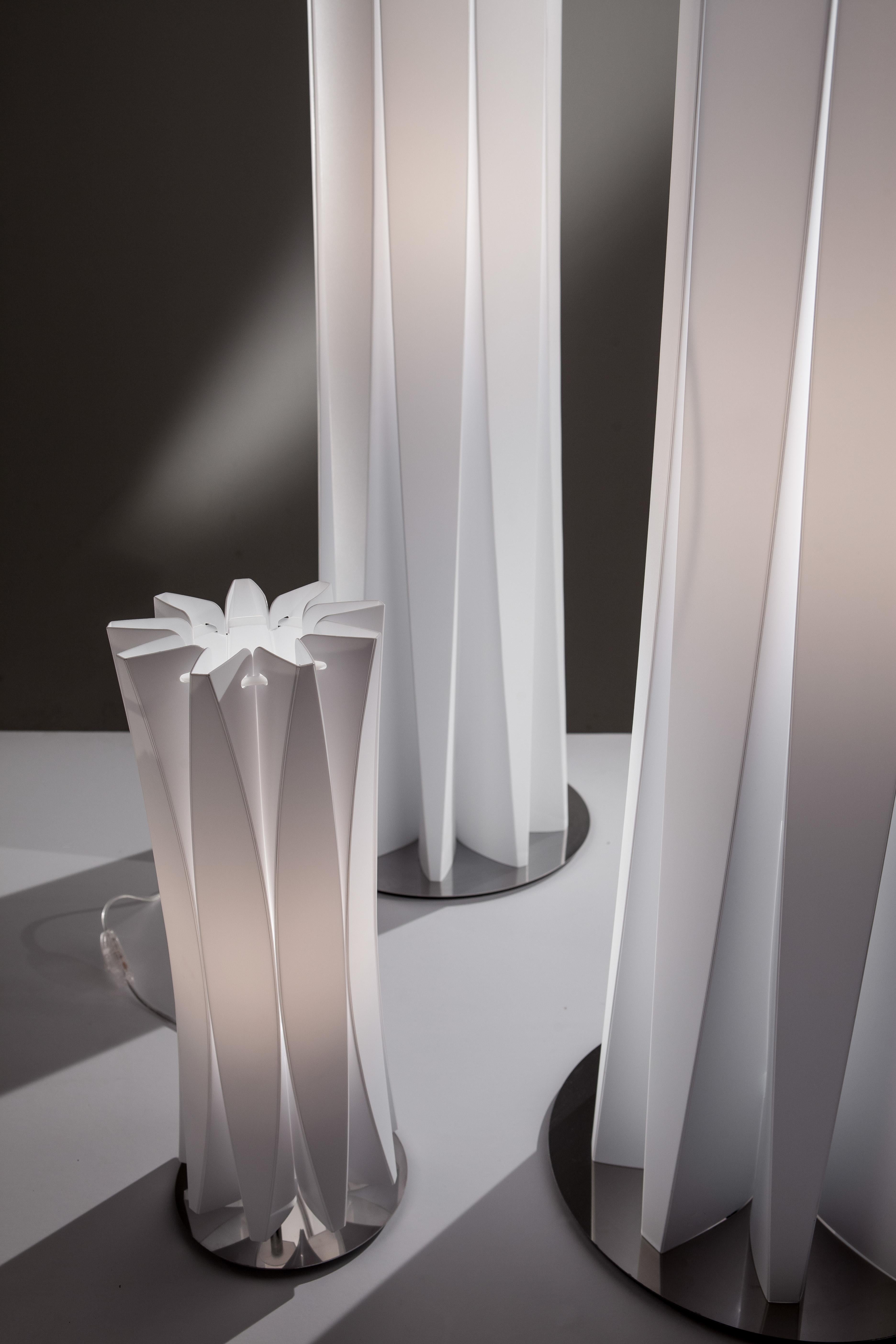 Modern SLAMP Bach Extra Large Floor Light in White by Francesco Paretti For Sale