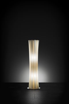 Grande lampe à pied SLAMP Bach en or de Francesco Paretti