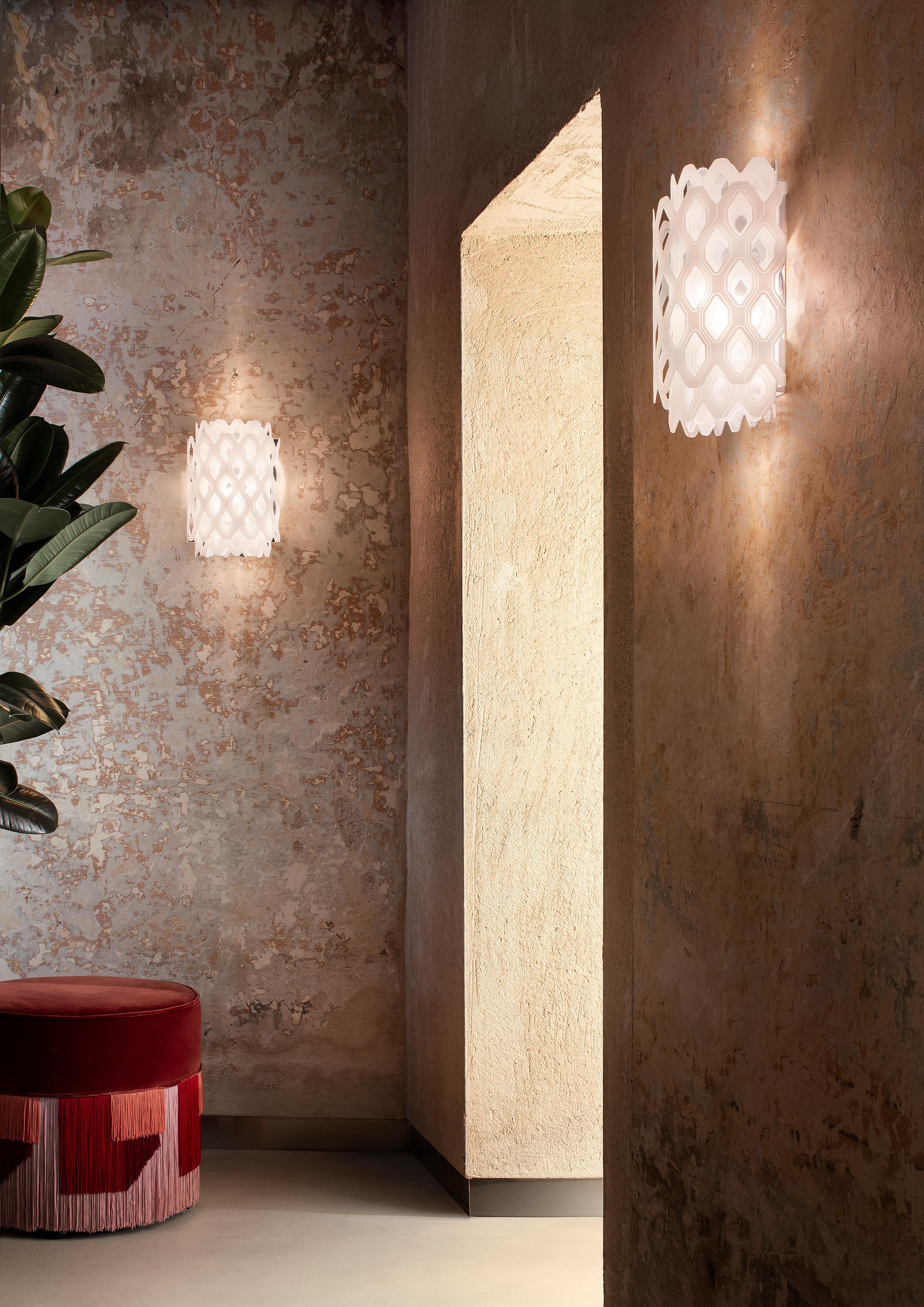 Modern SLAMP - Charlotte Applique White designed by Doriana & Massimiliano Fuksas For Sale