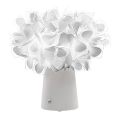 SLAMP Clizia Battery Powered Table Light in White by Adriano Rachele