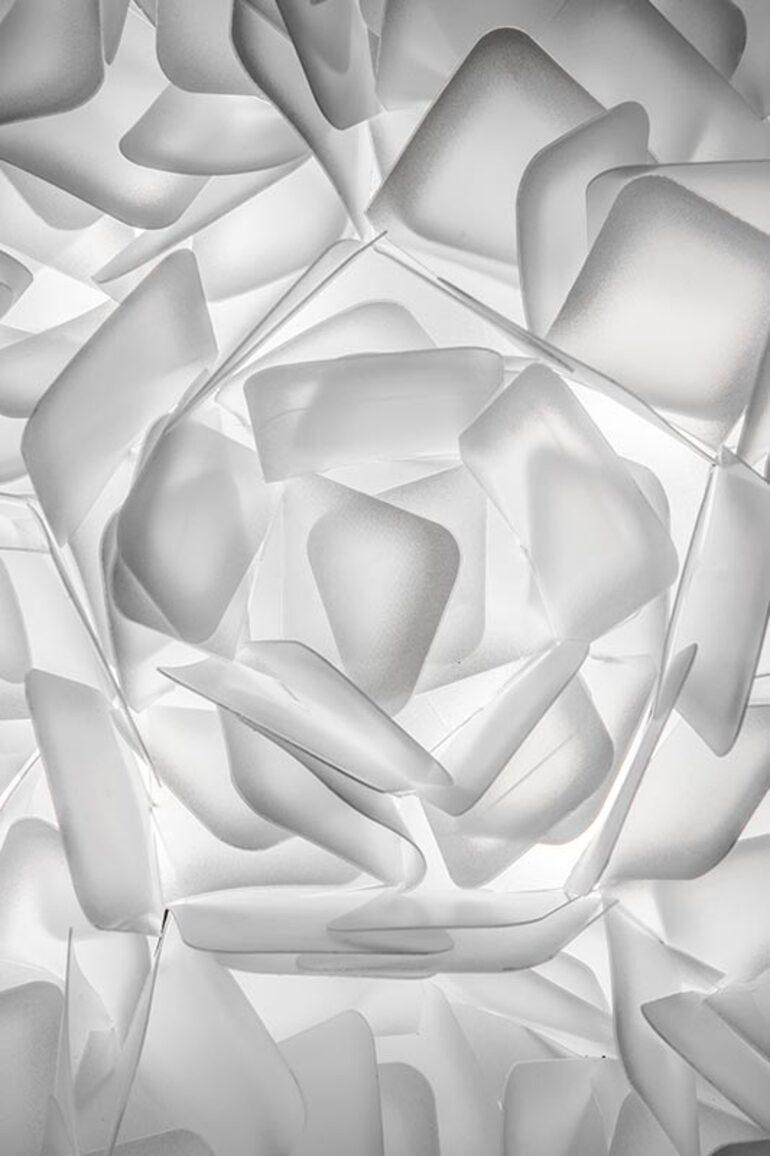 Moderno SLAMP - Clizia Ceiling/wall Large - Fumè designed by Adriano Rachele in vendita