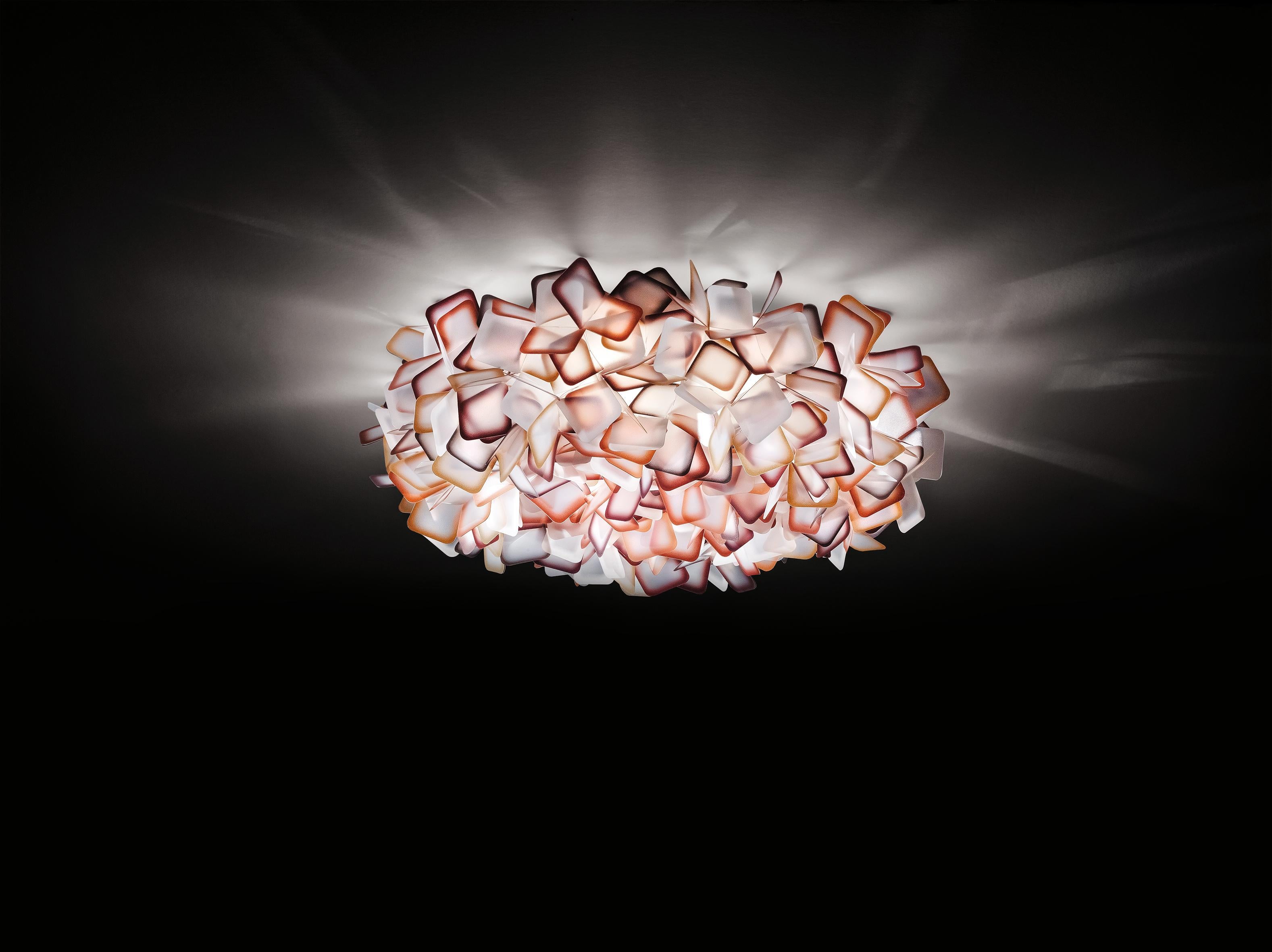 SLAMP - Clizia Decken-/Wandleuchte Groß - ORANGE entworfen von Adriano Rachele (Moderne) im Angebot