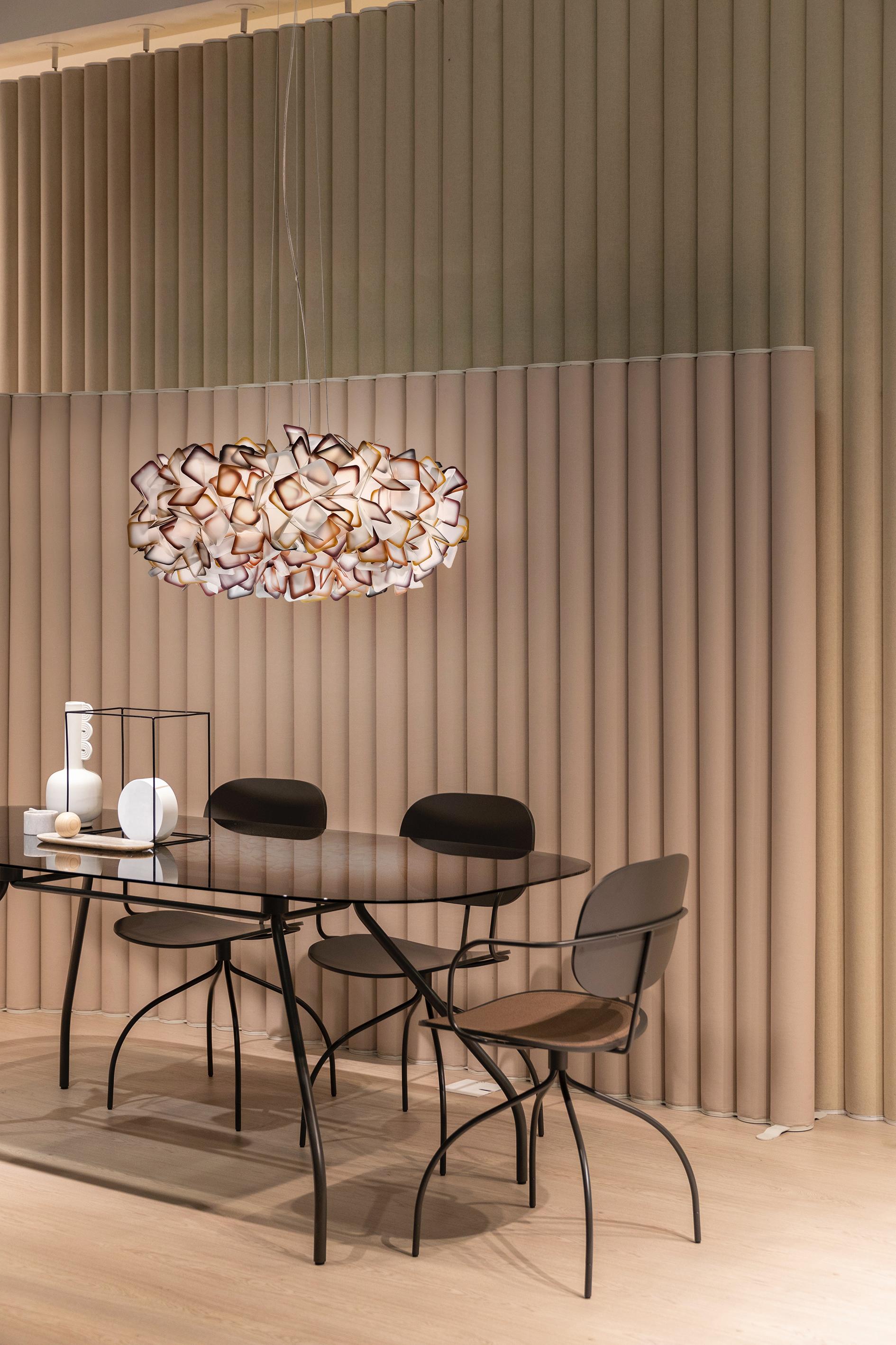 SLAMP - Clizia Decken-/Wandleuchte Groß - ORANGE entworfen von Adriano Rachele (Italienisch) im Angebot