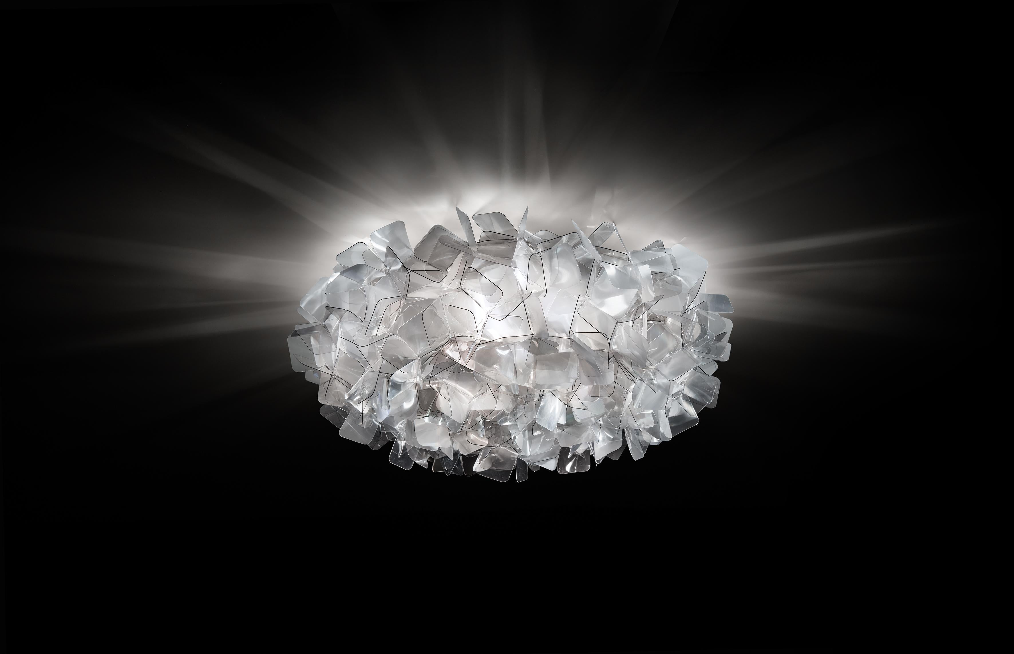 Moderno SLAMP - Clizia Ceiling/wall Medium - Fumè designed by Adriano Rachele in vendita