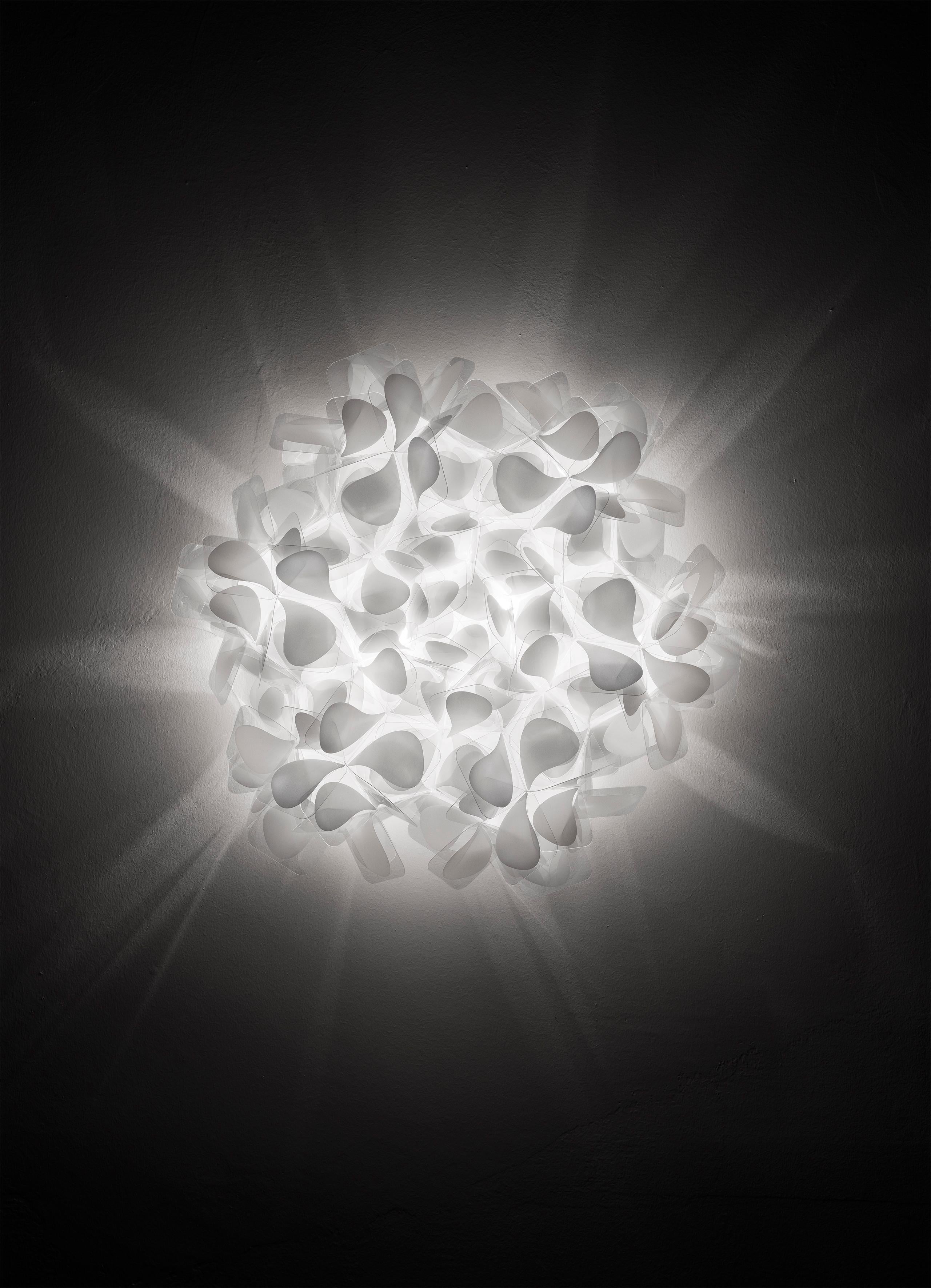 XXI secolo e contemporaneo Slamp Clizia Media per soffitto/parete MNM  Whiting - design di Adriano Rachele Rac in vendita