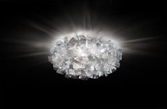 SLAMP Clizia Large Flush Light in Fumé di Adriano Rachele