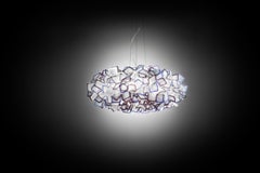 SLAMP Clizia Large Pendant Light in Purple by Adriano Rachele