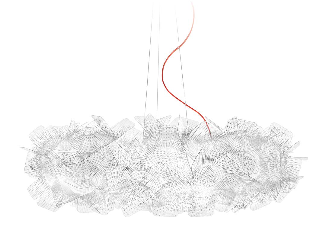 Colgante Slamp Clizia Píxel Grande, cable rojo de Adriano Rachele Siglo XXI y contemporáneo en venta