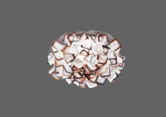 SLAMP Clizia Small Flush Light in Orange by Adriano Rachele