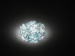 SLAMP Clizia Small Pendant Light in Blue by Adriano Rachele