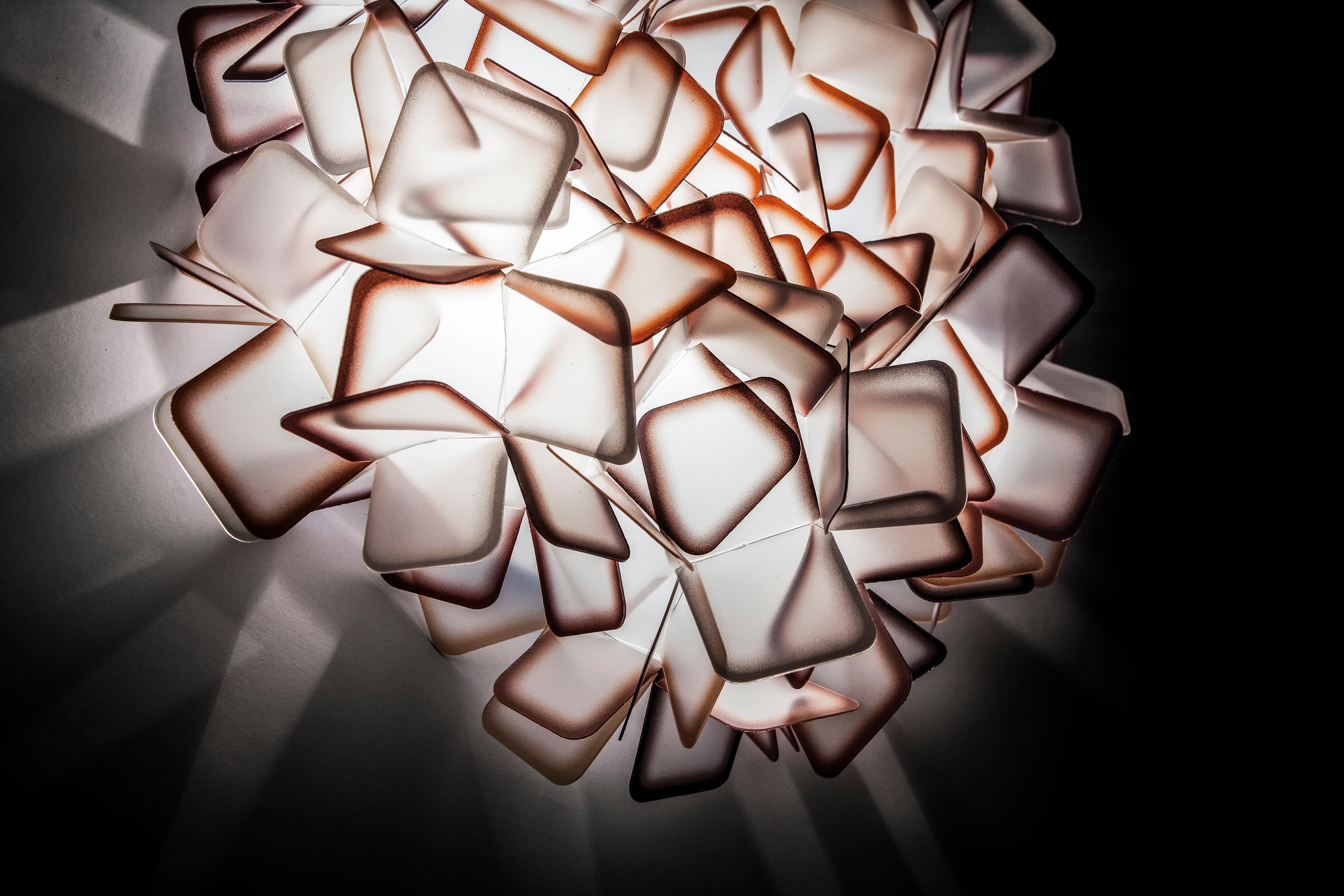 SLAMP Clizia Tischleuchte in Orange von Adriano Rachele (Moderne) im Angebot