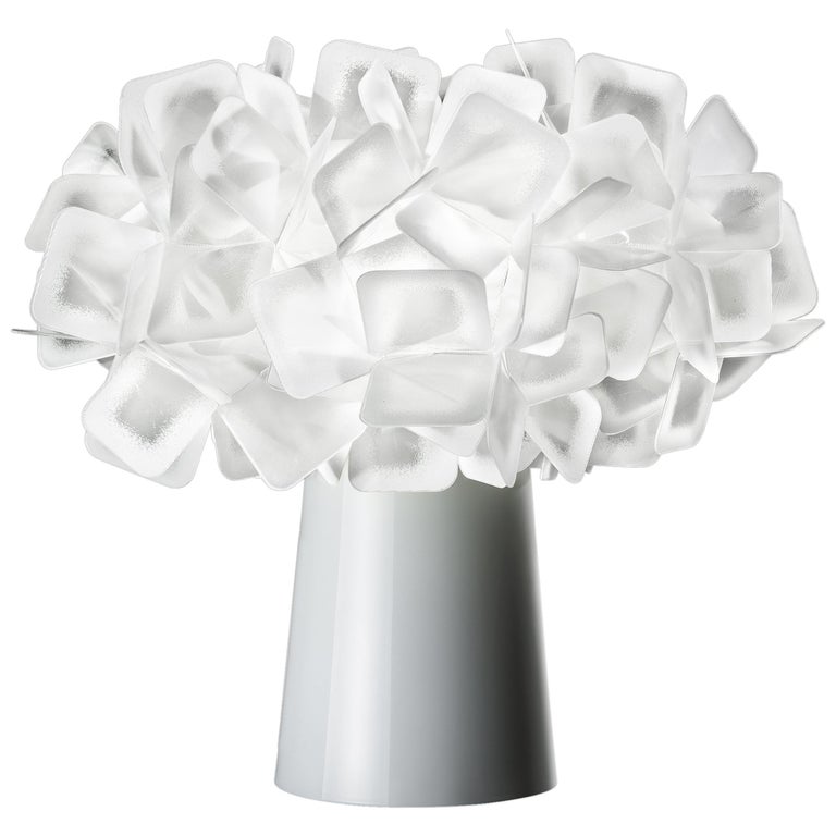 SLAMP Clizia Table Light in White by Adriano Rachele For Sale at 1stDibs
