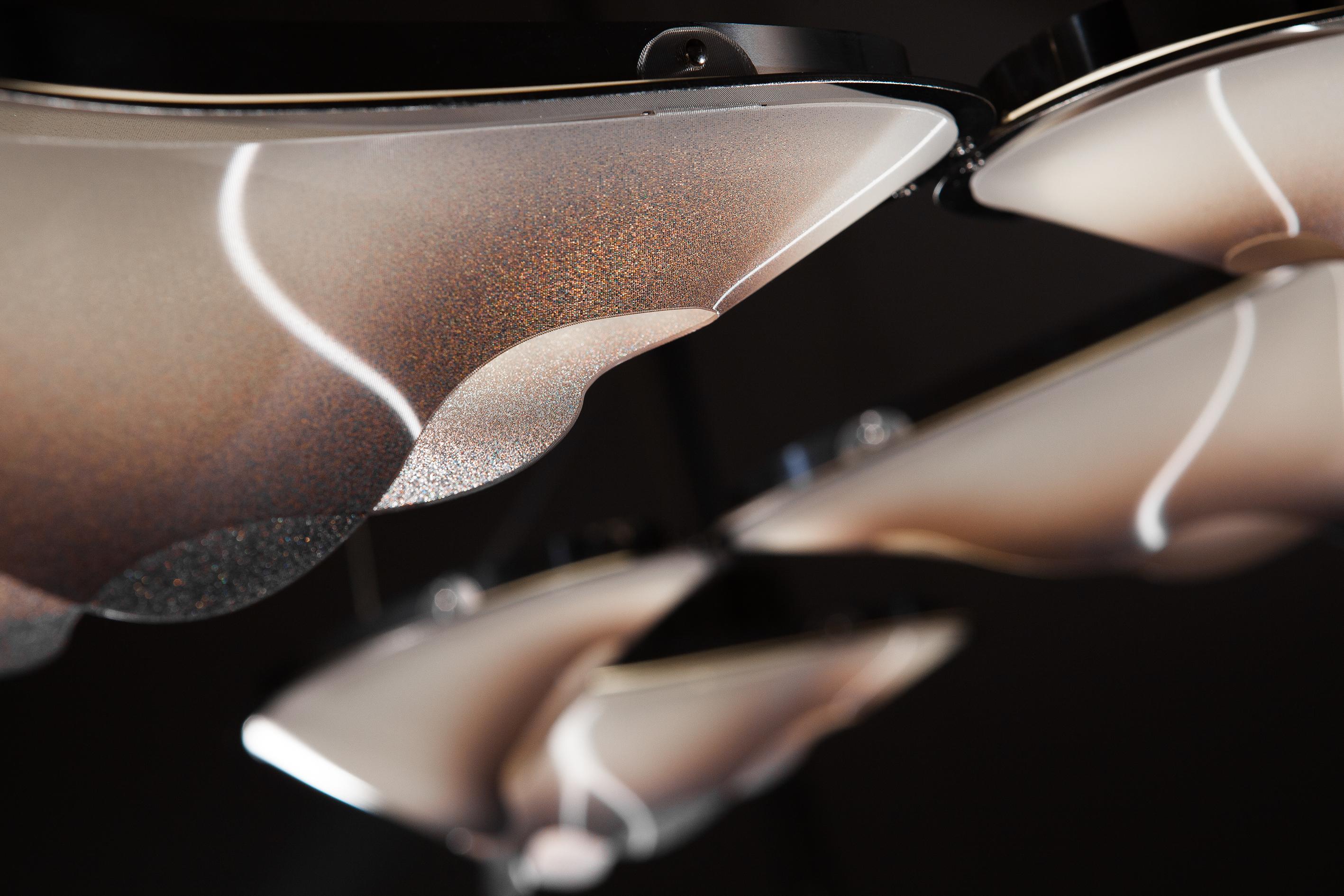Italian SLAMP Crocco Pendant Light in Grey by Nigel Coates