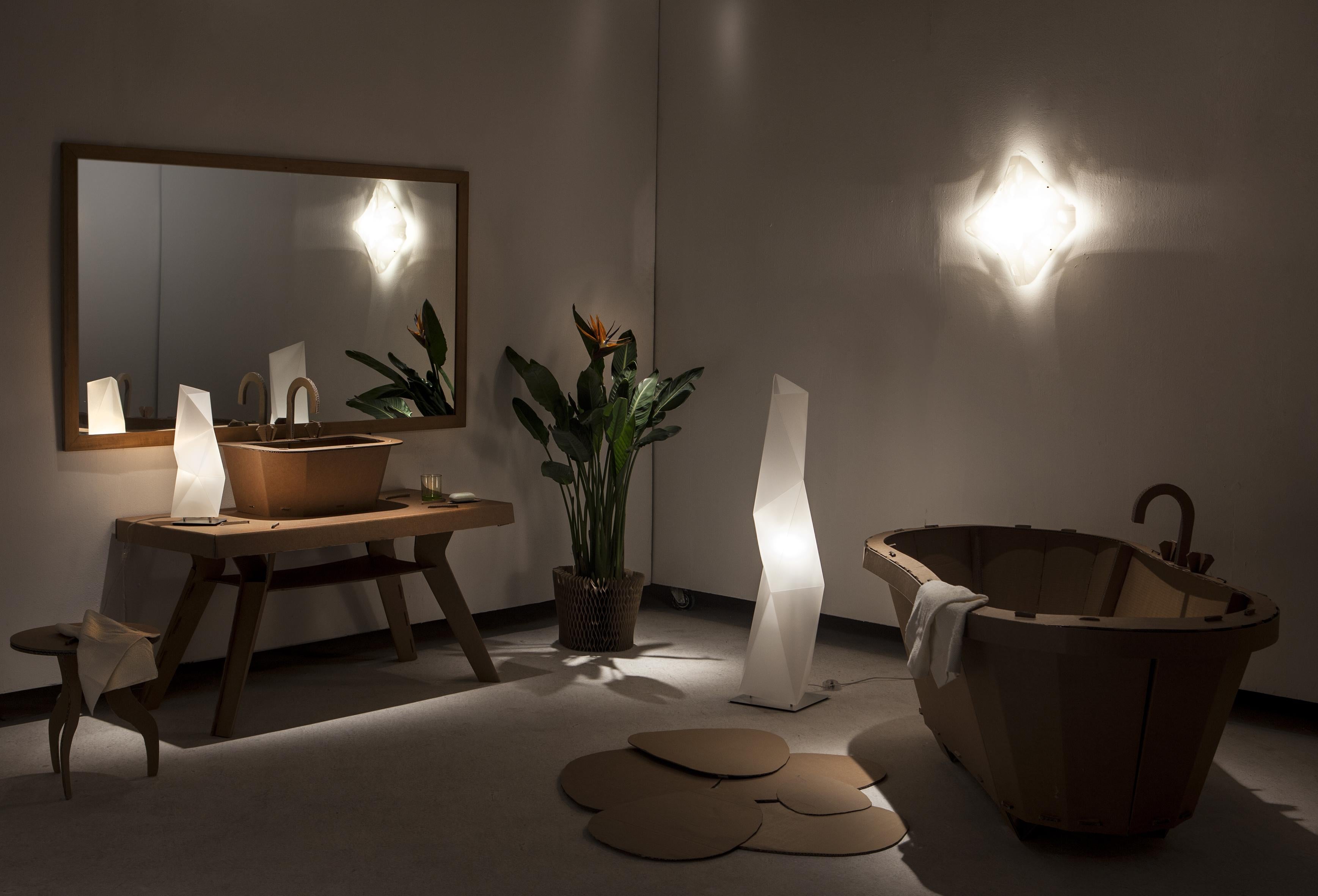 Other SLAMP Diamond Floor Light Medium in White by Paolucci & Statera For Sale