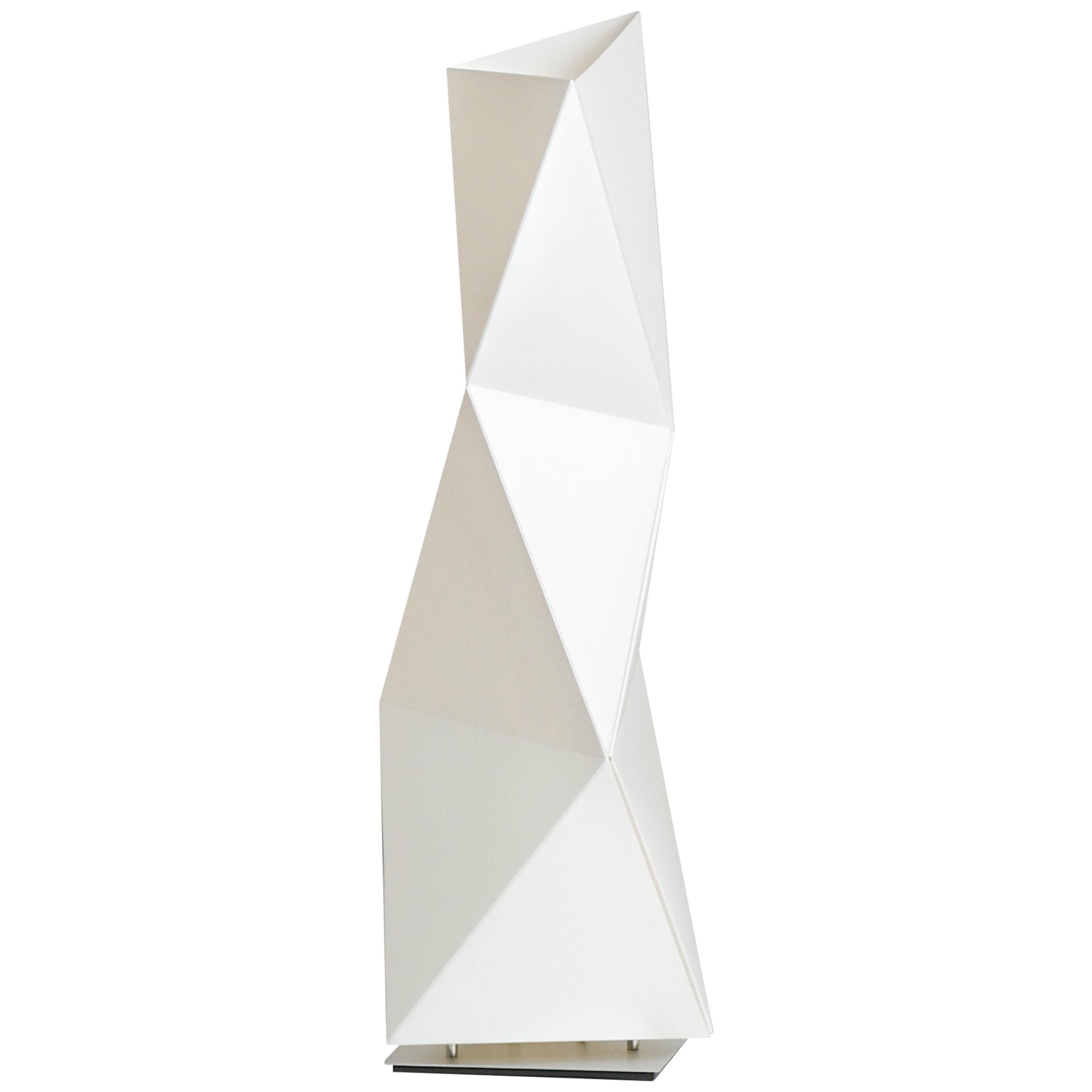 SLAMP Diamond Medium Table Light in White by Paolucci & Statera For Sale