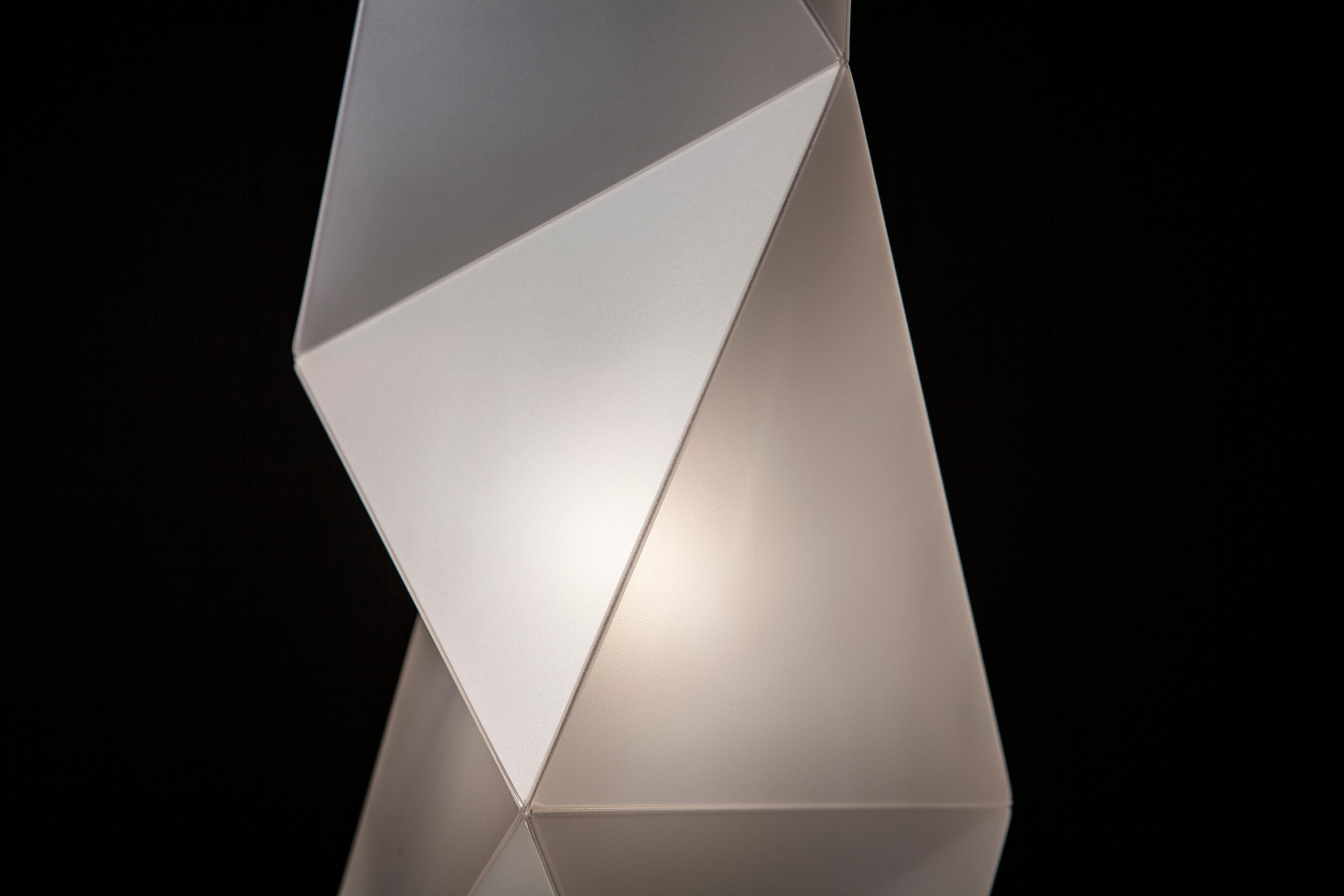 Petite lampe de bureau SLAMP Diamond en blanc par Paolucci & Statera en vente 1