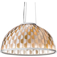 SLAMP Dome Medium Pendant Light in Orange by Analogia Project 