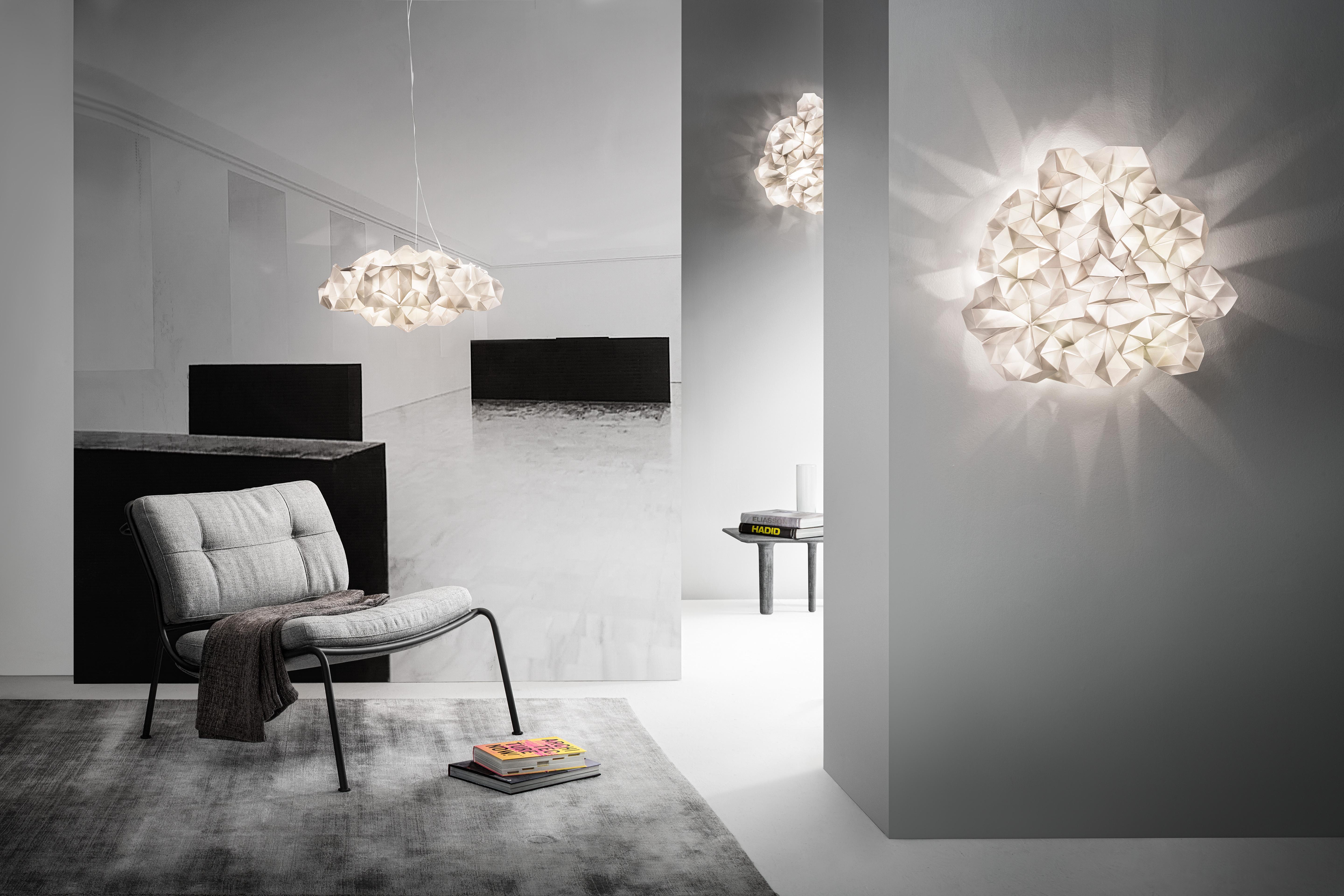 SLAMP Drusa Pendant Light in White by Adriano Rachele  In New Condition In Pomezia, Rome