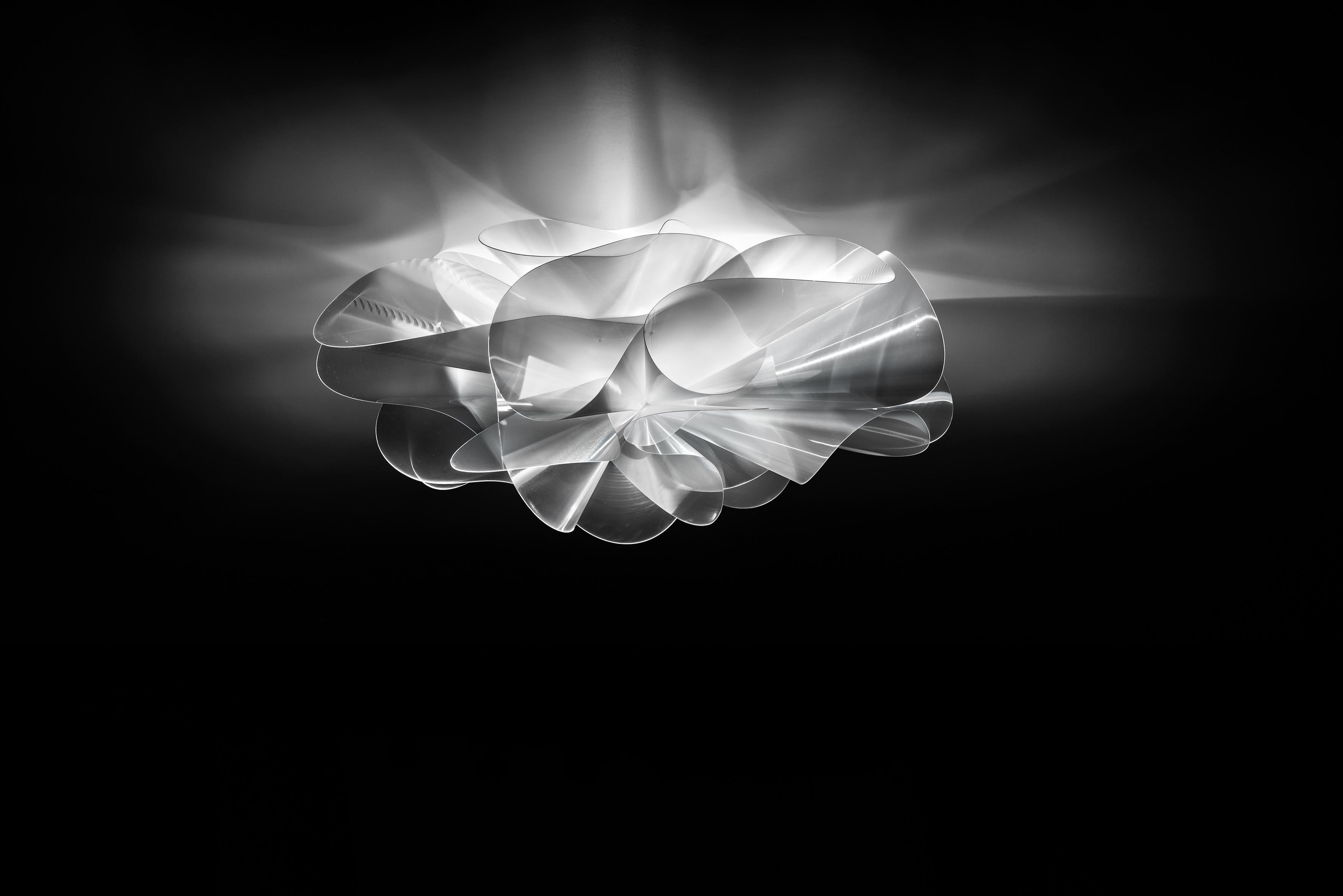 Modern SLAMP Etoile Flush Light in Prisma by Adriano Rachele For Sale