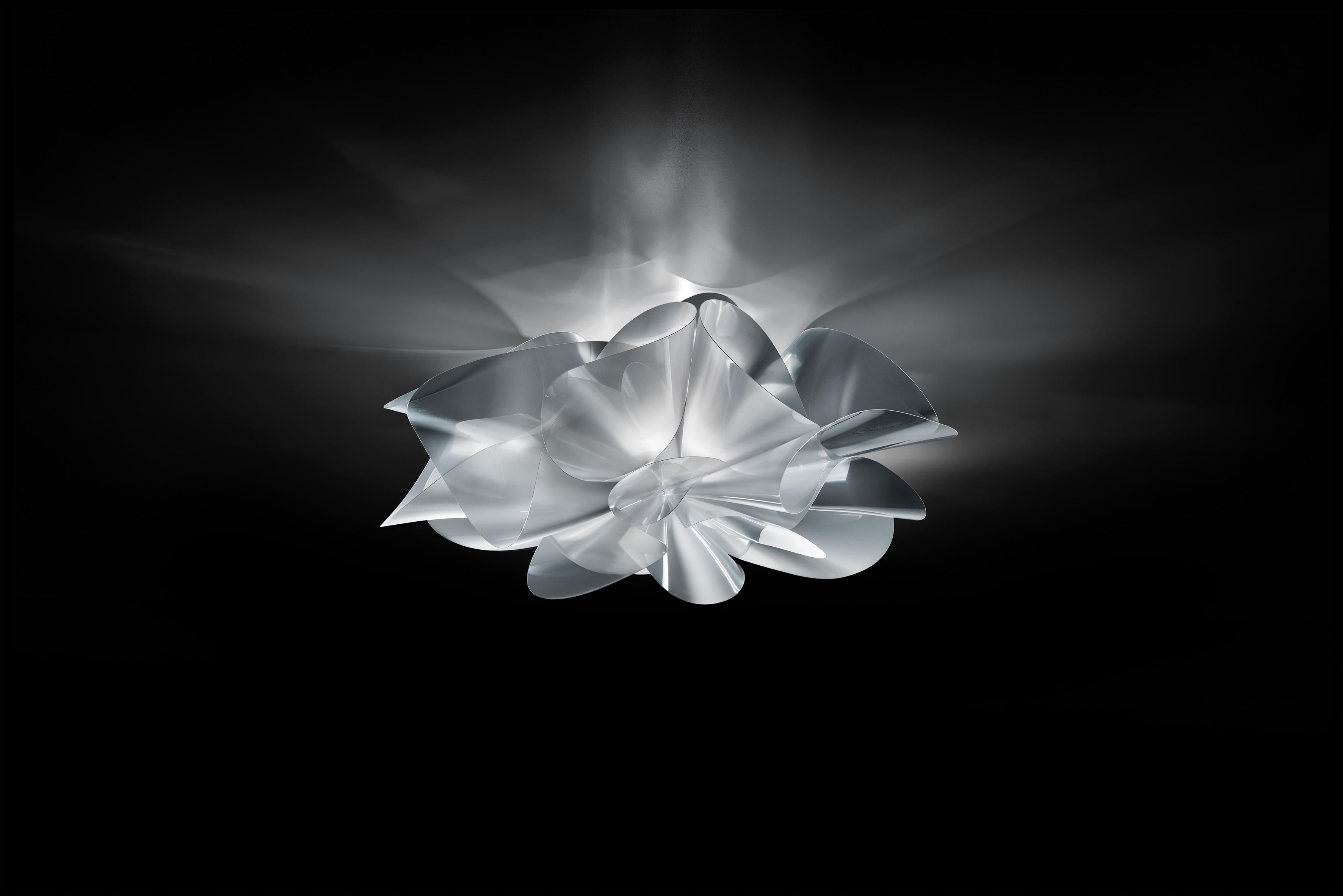 Italian SLAMP Etoile Flush Light in Prisma by Adriano Rachele For Sale