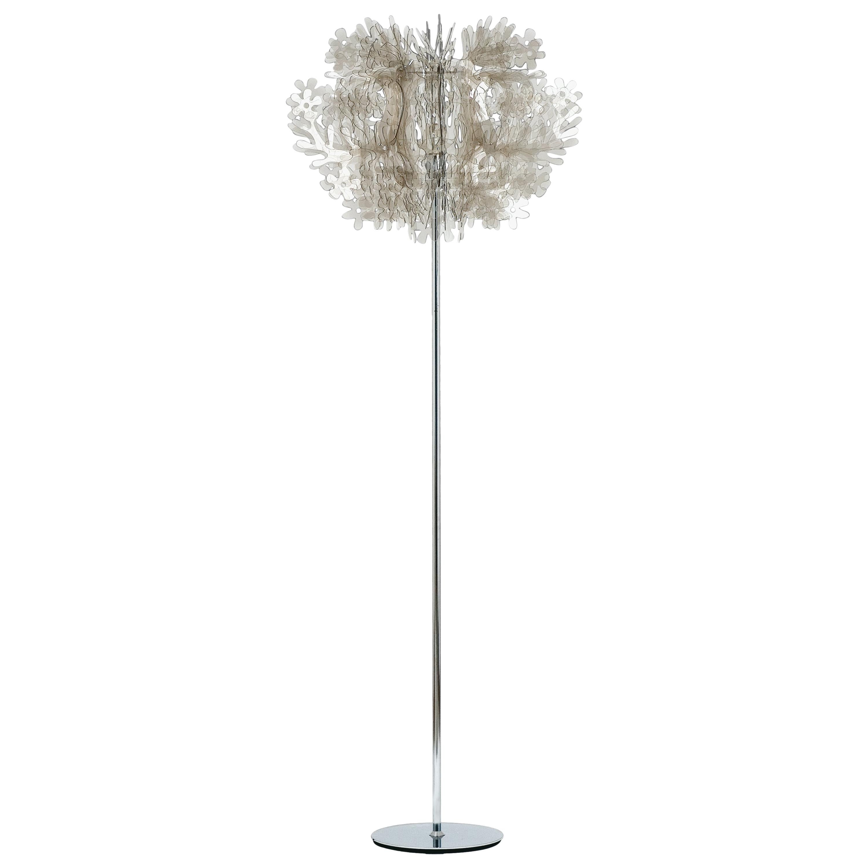 SLAMP Fiorella Floor Light in Fumé by Nigel Coates For Sale at 1stDibs