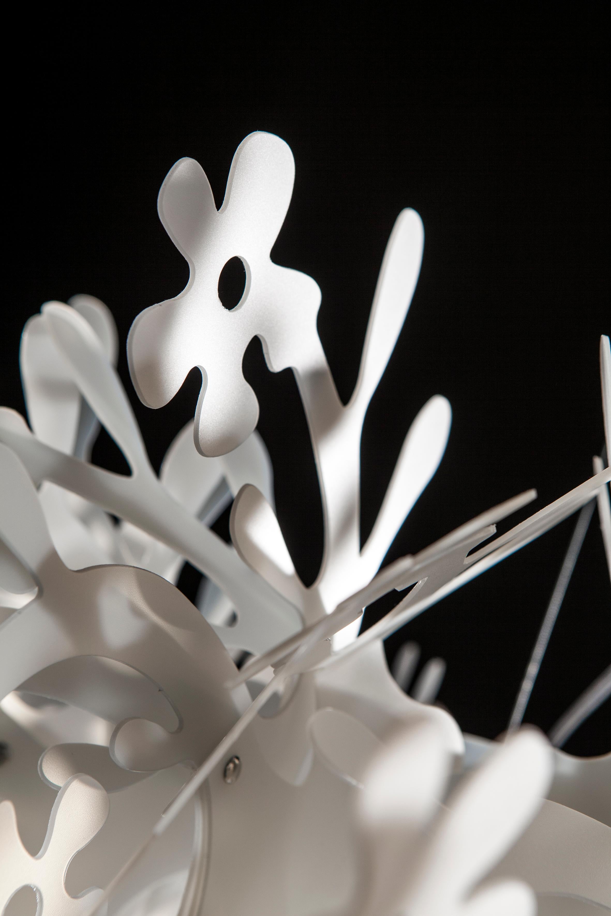 XXI secolo e contemporaneo SLAMP Fiorella Mini Sospensione Bianco di Nigel Coates in vendita
