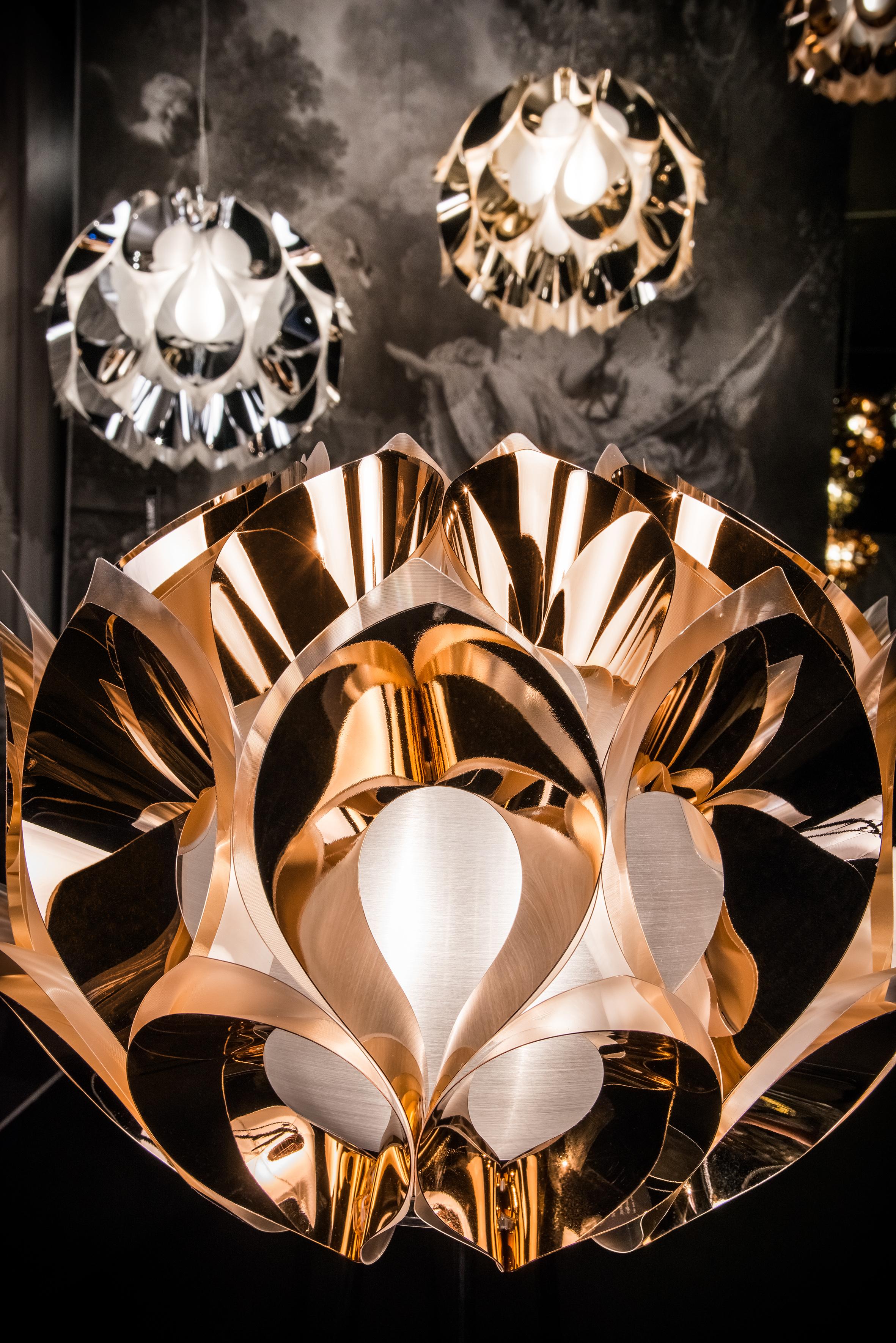 Modern SLAMP Flora Floor Light in Copper by Zanini De Zanine For Sale