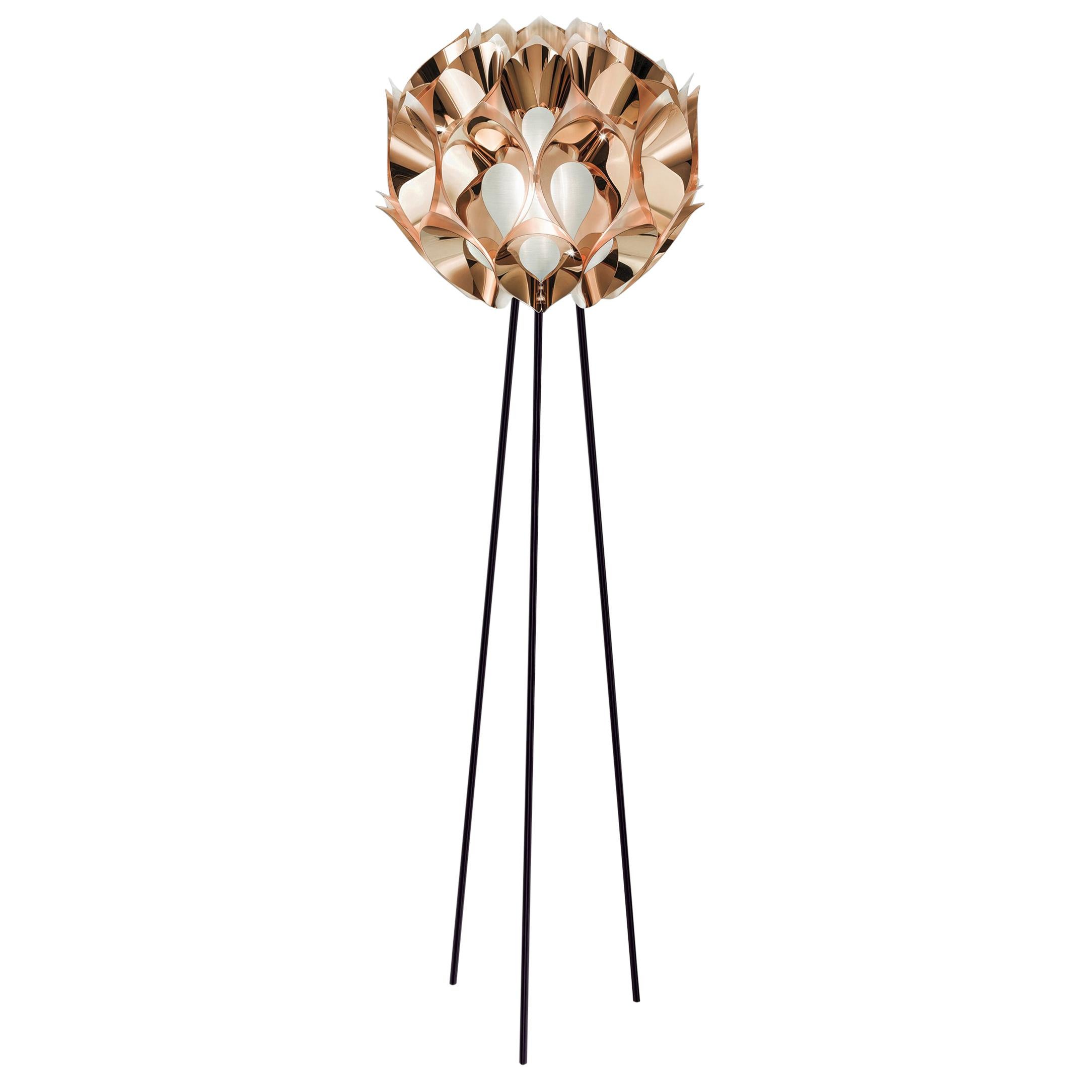 SLAMP Flora Floor Light in Copper by Zanini De Zanine