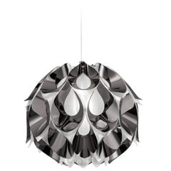 SLAMP Flora Medium Suspension Light in Pewter by Zanini De Zanine