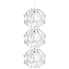 SLAMP Flora Triple Pendant Light in White by Zanini De Zanine